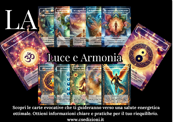 promo 1 carte luce e armonia - cs edizioni